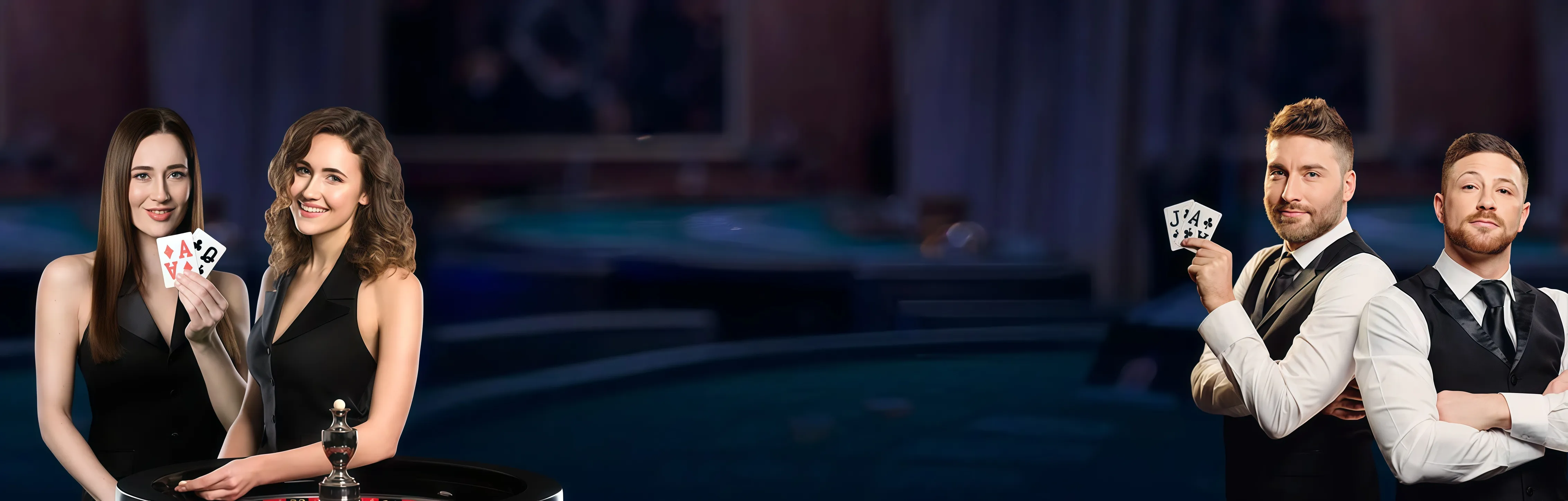National Casino live table setting